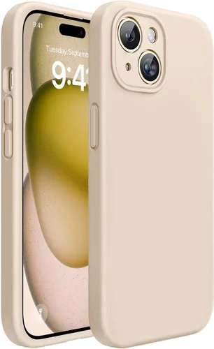 Miniatura 279 de Miracase Funda diseñada para iPhone 13, con protector de pantalla de vidrio templado, forro de microfibra suave antiarañazos, funda de goma