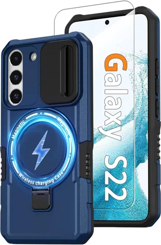 Miniatura 126 de Funda magnética para Samsung Galaxy Note 20 Ultra con soporte de anillo [con protector de pantalla] [Compatible con carga inalámbrica MagSafe] Funda