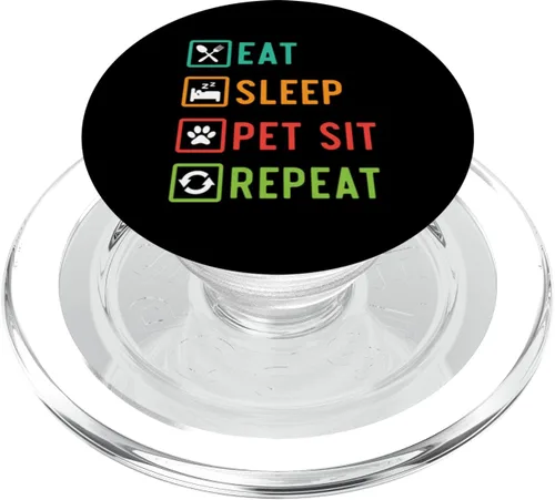 Miniatura 8 de Cuidado de mascotas Amante de Mascotas Paseando Perros Cuidador de Mascotas PopSockets Estándar PopGrip