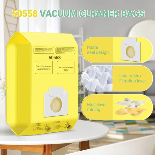 Miniatura 5 de Paquete de 30 bolsas para aspiradora Kenmore tipo C/Q 5055 50555 50557 50558 y Pana·sonic tipo C-5 C-18, serie 200, serie 400, serie 600, serie 700