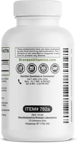 Miniatura 5 de Bronson Moringa Cápsulas extra fuertes Moringa Oleifera en polvo, 60
