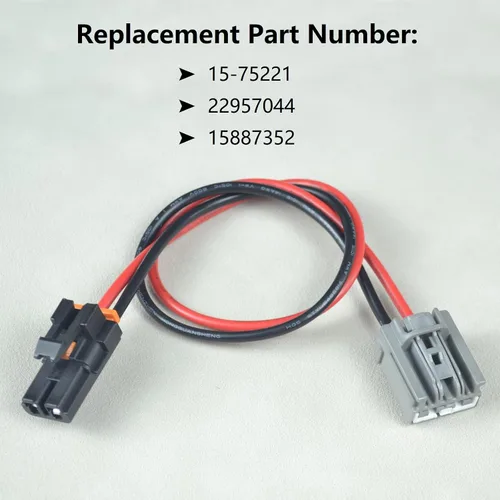 Miniatura 2 de 15-75221 Arnés de cableado del motor del soplador – Reemplaza a 1575221, 22957044, 15887352 – para vehículos Chevrolet, GMC, Cadillac y Hummer