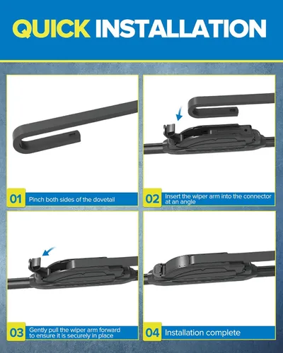 Miniatura 4 de PHILTOP Limpiaparabrisas de repuesto para automóvil de 24 + 18 pulgadas para Equinox 2018-2021, Corolla 2002-2008, Cruze 2011-2015, Frontier Optima