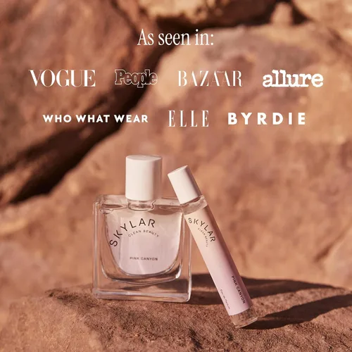 Miniatura 7 de Skylar Pink Canyon Eau de Parfum - Perfum Hipoalergénico y Limpio para Mujeres y Hombres, Vegano y Seguro para Piel Sensible - Notas de Pomelo, Sal