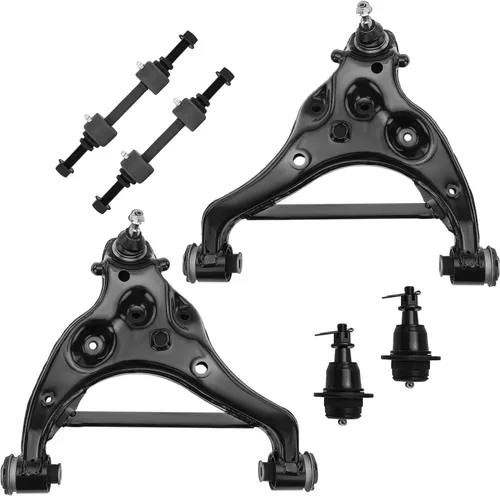 Miniatura 16 de Detroit Axle - Kit de brazos de control de extremo delantero 4WD para Ford 04-08 F-150, 06-08 Lincoln Mark LT, 4 extremos de barra de acoplamiento