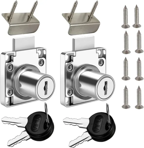 Miniatura 6 de Cerradura de cajón de armario para muebles. Cerradura con llave igual: todas las llaves para este producto son universales.