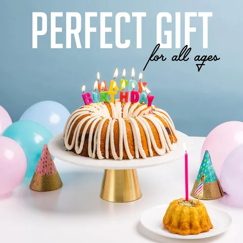 Miniatura 3 de Mo's Bundt Cakes - Pastel de feliz cumpleaños, pastel de guayaba fresco entregado a tu puerta - Regalo de cumpleaños para hombres, mujeres, papá
