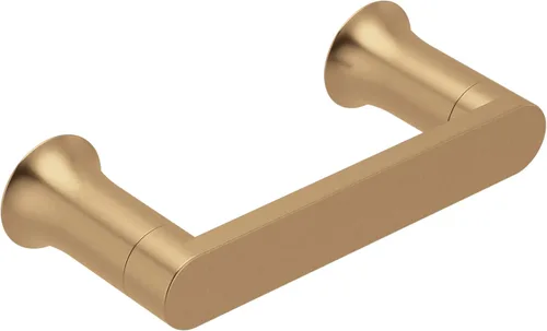Moen Genta LX BH3808BZG - Soporte de papel higiénico giratorio de montaje en pared dorado bronce para baño