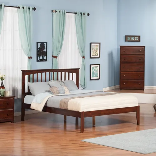 Miniatura 19 de AFI, Mission Queen - Cama plataforma color espresso