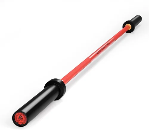 Miniatura 9 de LIONSCOOL Premium 4ft/4.9ft/6ft Barbell for Strength Training and Olympic Weightlifting, 2 Inch Weight Bar for Squats, Curls, Deadlifts, Presses