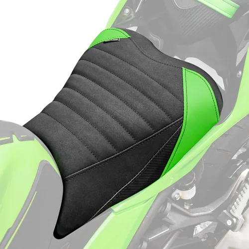 Miniatura 18 de Almohadilla de Asiento para Motocicleta Delantero Conductor Trasero Pasajero para Kawasaki Ninja400 Z400 2018 2019 2020 2021 2022 2023 2024 2025