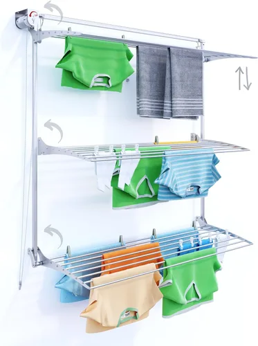 Miniatura 21 de foxydry Aireador vertical de pared de torre para uso en interiores y exteriores (blanco, 59.8 in / 59.8 pulgadas)