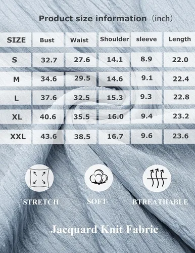 Miniatura 4 de Zeagoo Women's 2024 Short Sleeve T Shirt Square Neck Slim Fitted Tops Summer Basic Solid Color Tee Tops