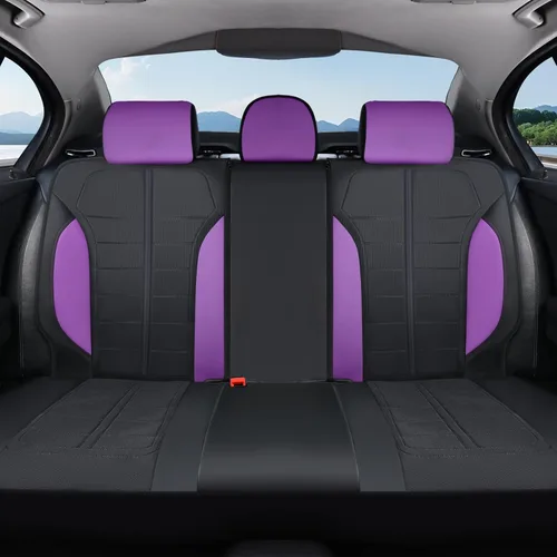 Miniatura 28 de Coverado Funda de asiento de automóvil, funda de asiento delantero de automóvil, malla de aire 3D, protectores de asiento transpirables, diseño