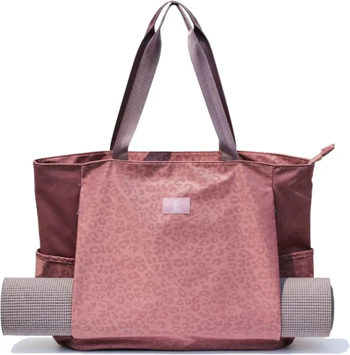 Miniatura 10 de Bolsa para esterilla de yoga ESVAN, bolsa de mano para yoga, bandolera para esterilla de yoga, bolsa de transporte para oficina, yoga, pilates, Aa