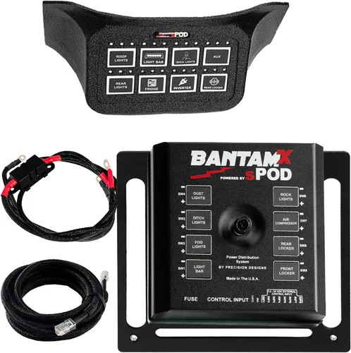 Miniatura 3 de sPOD Controlador de circuitos BantamX 8 con panel de control HD, ajuste universal (cable de batería de 36 pulgadas)