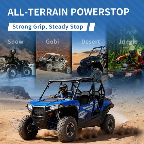 Miniatura 6 de Pastillas de freno para Polaris RZR XP 900/4 800 EFI/Ranger XP 900/Ranger 500/570/700/800/900 Ranger Crew 500, 8 pastillas de freno delanteras