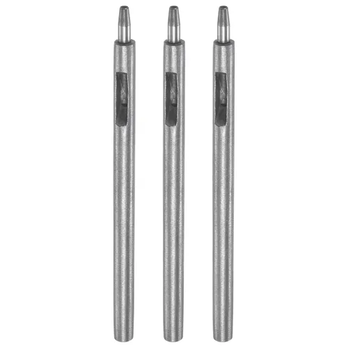 Miniatura 13 de HARFINGTON 2 piezas de perforador de cuero de 0.031 in recto, redondo, ojal, remache a presión, fijador para cuero, artesanía, ropa, bolso, cortina