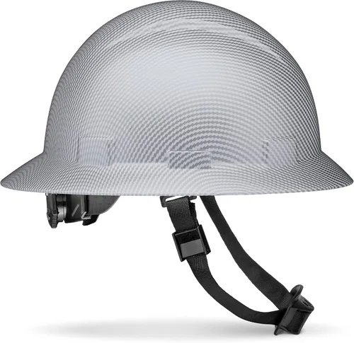Miniatura 9 de Casco de construcción actualizado de ala completa, acolchado, aprobado por la OSHA Tipo 1 Clase E, G y C, para hombres, Cascos de construcción.