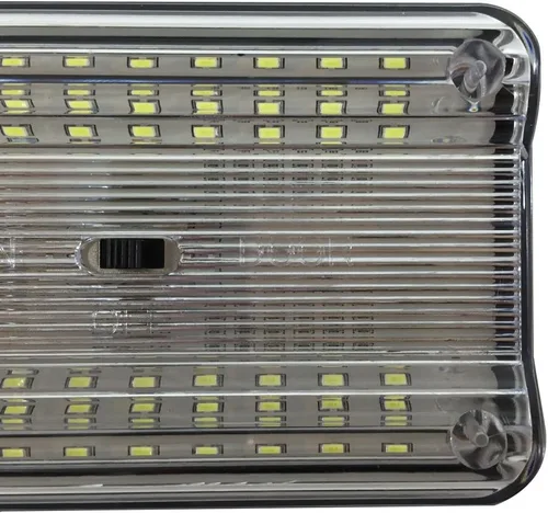 Miniatura 2 de Repuesto de Luz de Domo de Auto 12v-LEDLight de 4,3 pulgadas- 36 LEDs Blancos RV – Lámpara con Interruptor de Puerta Slim Luces de Techo