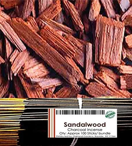 Miniatura 7 de Madera de Sándalo, incienso, almizcle egipcio, mantequilla de mango, nag champa, lluvia. Incienso a elección, premium, por Oakland Gardens