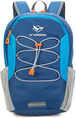 IVYGREEN Mochila de senderismo para niños pequeños para niños o niñas, mochila pequeña para acampar o viajar, Azul, Pequeño, Mochilas Daypack