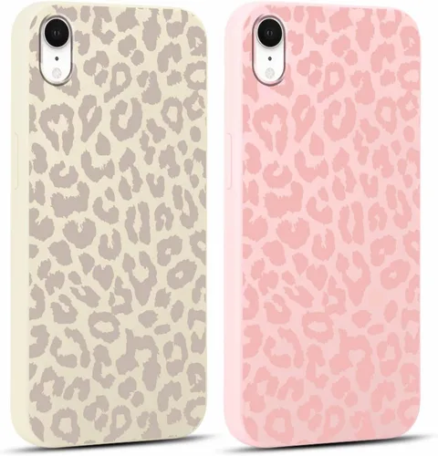 Miniatura 30 de Paquete de 2 Fundas de Teléfono Bonitas con Estampado de Guepardo para Apple iPhone 13 Pro Max de 6.7 Pulgadas, Fundas de Diseño