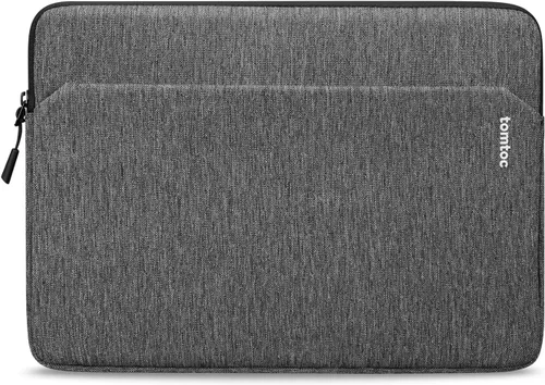 Miniatura 13 de tomtoc Funda delgada de ajuste personalizado para MacBook Neo A18 Pro A3404 de 13 pulgadas, resistente al agua, con bolsillo para accesorios