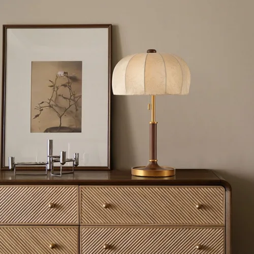 Miniatura 9 de Lámpara de escritorio brillo ajustable moderna retro lámpara de mesa, estudio, dormitorio principal, lámpara decorativa de noche, sala de estar