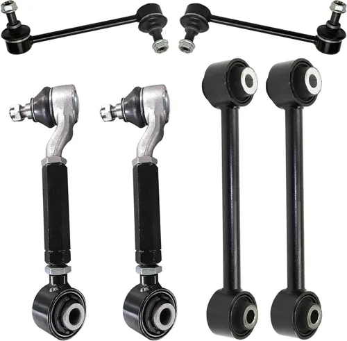 Miniatura 28 de Detroit Axle - Kit de brazos de control de extremo delantero 4WD para Ford 04-08 F-150, 06-08 Lincoln Mark LT, 4 extremos de barra de acoplamiento