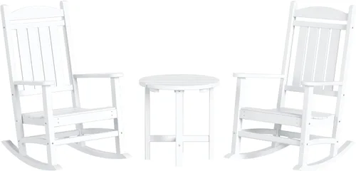 Miniatura 56 de WestinTrends Malibu - Mecedora para exteriores y patio, color negro