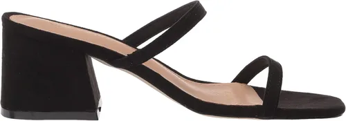 Miniatura 6 de ComeShun Sandalias de tacón bajo para mujer, con puntera abierta, puntera abierta, tacón de punta cuadrada