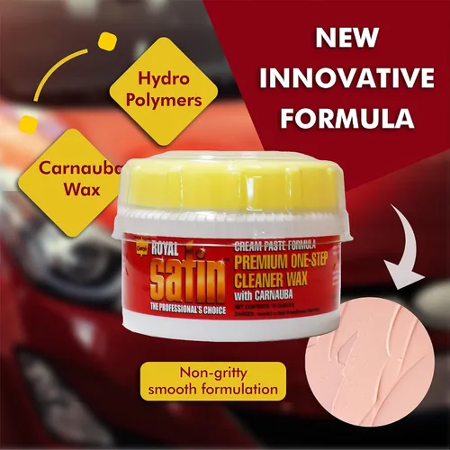 Miniatura 6 de Garry's Royal Satin Cera limpiadora One Step – Limpia profundamente, brilla y protege el acabado de tu vehículo – Auto, camión, autobús