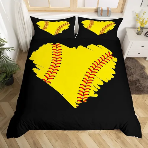 Miniatura 14 de Funda de edredón con estampado de extraterrestre, juego de ropa de cama de nave espacial para niños y niñas, decoración de habitación