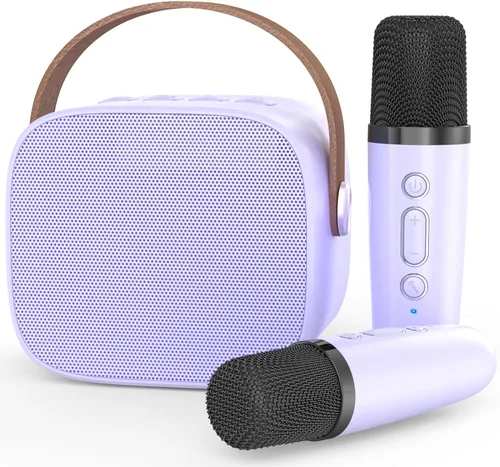 Miniatura 12 de Mini máquina de karaoke, juguetes divertidos, regalos de cumpleaños de Navidad para niños de 4 a 12 años, niñas, niños, adultos, juguetes