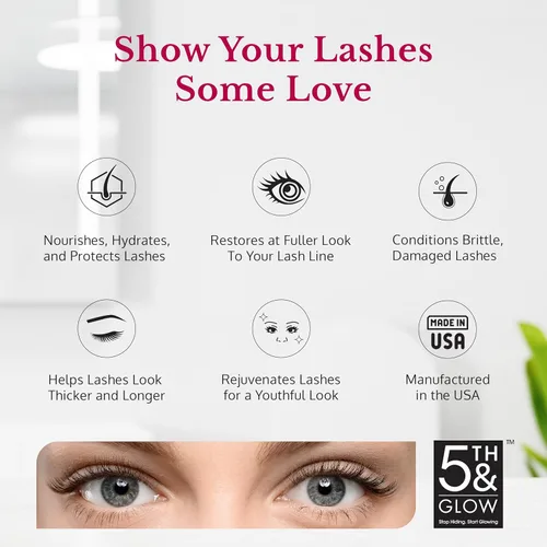 Miniatura 3 de Miracle Lash - Suero para el crecimiento de pestañas, suero potenciador de pestañas para nutrir, hidratar y fortalecer las pestañas, ayuda a