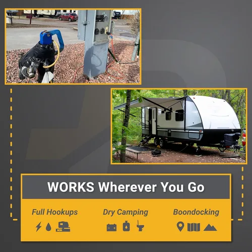 Miniatura 4 de Unique RV Digest-It+, tratamiento de inodoro extra fuerte para autocaravana, licua, desechos y todas las marcas de papel higiénico, eliminador