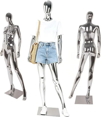Miniatura 19 de Maniquí de cuerpo completo masculino – Soporte de maniquí con base de metal Pantalla de forma de vestido desmontable, modelo de vestido ajustable