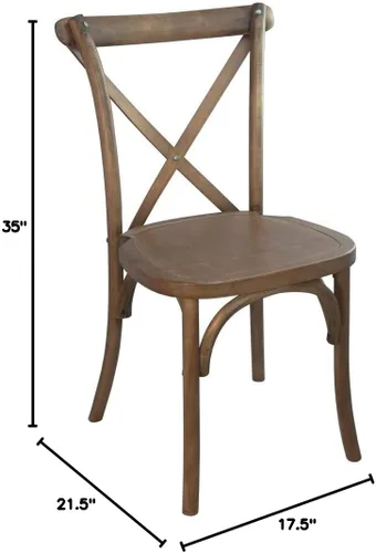 Miniatura 2 de BizChair Silla con respaldo X marrón claro