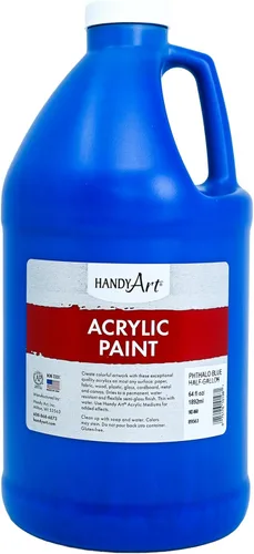 Miniatura 75 de Pintura acrílica para estudiantes, artesanías de 16 onzas. Plateado metálico