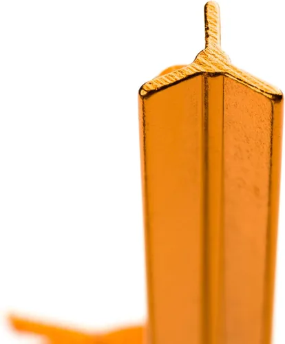 Miniatura 6 de Juego de 12 estacas de aleación de aluminio con cuerdas reflectantes, estacas de metal ligeras para acampar tiendas de campaña, hamacas Naranja
