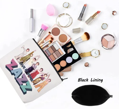 Miniatura 3 de LEVLO Bolsa de maquillaje cosmético musical para baile de graduación, regalo inspirado en personajes musicales, dale algo de Zazz, Zazz, Bolsa