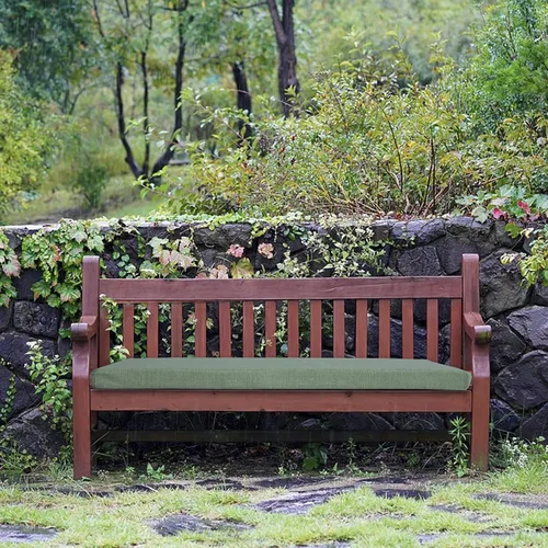 Miniatura 2 de Cojines de banco personalizables, asiento de ventana de bahía, asiento de espuma de tapicería de alta densidad para muebles de interior y exterior
