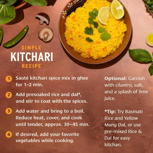 Miniatura 4 de Mezcla de especias Kitchari Banyan Botanicals, 97% orgánico, especias ayurvédicas para estimular la digestión