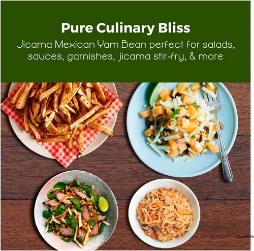 Miniatura 2 de Bmore Spicy Jicama - Semillas de ñame mexicano (Pachyrhizus erosus), reliquia sin OMG para plantar, 20 semillas frescas para jardinería