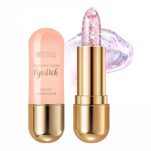 Miniatura 15 de Bálsamo labial de flores, lápiz labial que cambia de color para una sombra rosa perfecta, bálsamo labial de pH único para tus labios, bálsamo