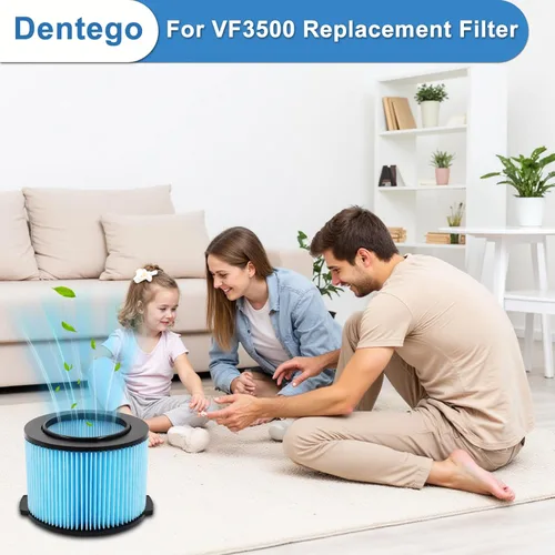 Miniatura 6 de Paquete de 4 filtros de repuesto VF3500 para aspiradora húmeda y seca de 3-4.5 galones, filtros de 3 capas para WD4050, WD3050, WD4080, WD4522