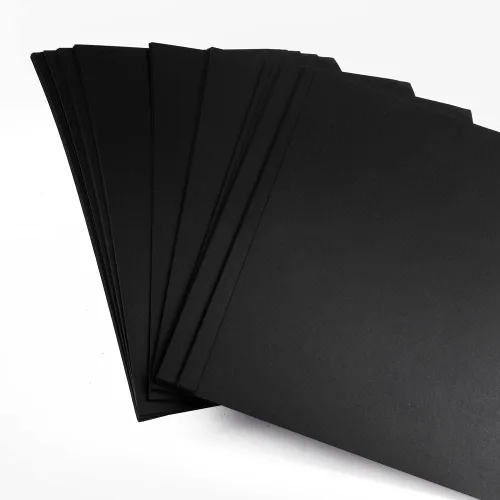Miniatura 7 de 30 hojas de papel de cartulina negro, cartulina de 11 x 17 pulgadas para Cricut, papel de construcción grueso para hacer tarjetas, álbumes