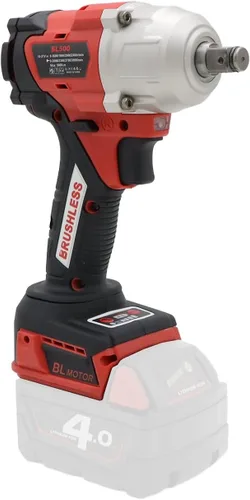 Miniatura 4 de Llave de impacto inalámbrica de 1/2 500 Nm, llave sin escobillas. (solo cuerpo, no incluye batería)