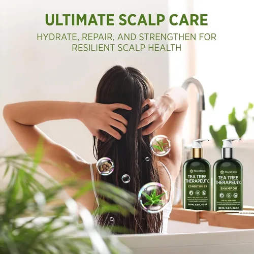 Miniatura 5 de Roycederm Champú y acondicionador antifúngico de árbol de té: solución completa para el cuidado del cuero cabelludo para foliculitis, cuero